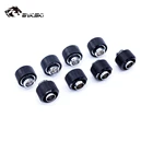 Фитинг 8 шт.лот, внутренний диаметр 10 мм + внешний диаметр 16 мм, шланг 38 дюйма ID X 58 дюйма, наружный диаметр, ручной Компрессионный фитинг