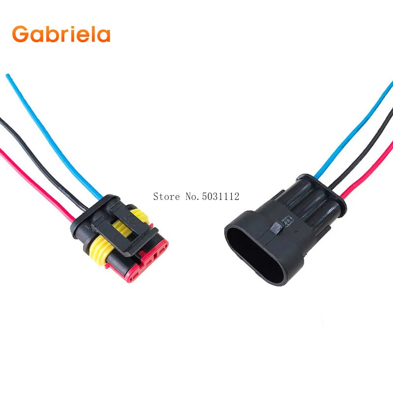 10 пар водонепроницаемые коннекторы для проводов 1P/2/3/4/5/6pin|Соединители| |