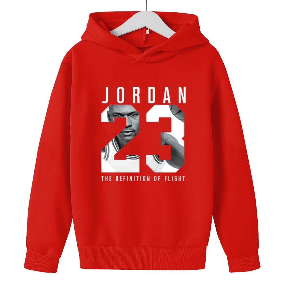 

New Jordan-Basketball 23 HD Printing Hoodies Cotton Fashion Fun Clothes Child Girl Boy Hot Popular Sweatshirts For Teens Tops