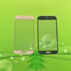 Внешний экран для Samsung Galaxy A7 2017 A720 Передняя Сенсорная панель ЖК-дисплей внешняя стеклянная крышка объектив для телефона запасные части