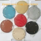 Сумка для вязания, из искусственной кожи, с заклепками, 19x10 см12x12 см