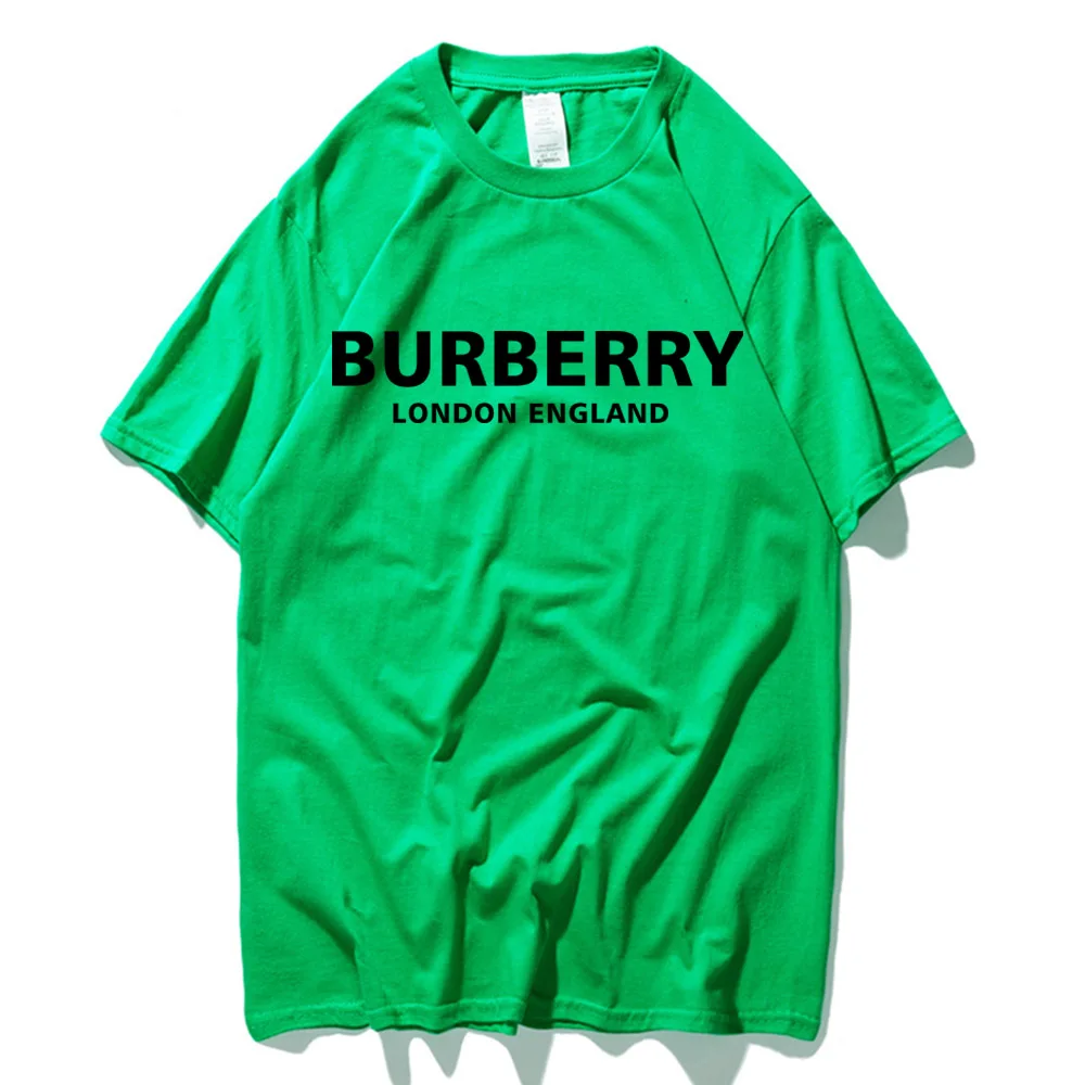 

New Fashion print T - shirt base unisex round collar cotton comfortable short sleeves spotted wild lovers European size