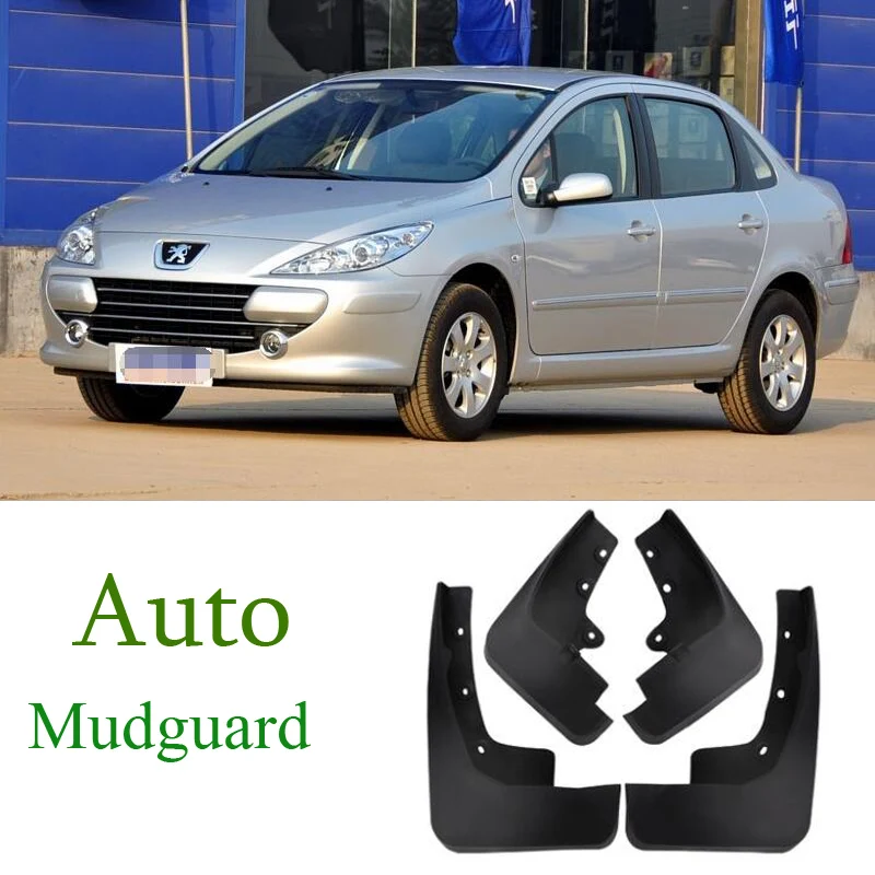 

Брызговики передние и задние для Peugeot 307, седана 2009-2013, крыло брызговиков, 4 шт.