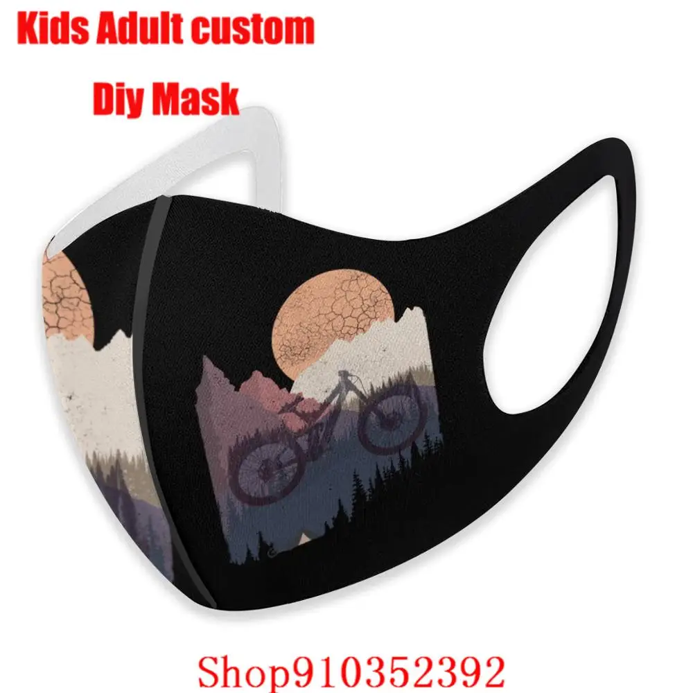 MTB спуск тушь для ресниц повторно используемый с фильтром DIY маска лица модная