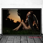 Обнаженное искусство сексуальная женщина с крыльями Картина на холсте принты Современная Обнаженная фотография стены для гостиной домашний декор