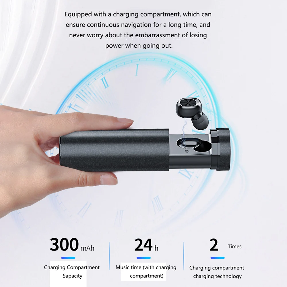 FLOVEME TWS5.0 Bluetooth Earphone 8D HIFI Sport Wireless Earphones With MIC Earbuds Gaming Music Headset For iPhone 11 XR Xiaomi |