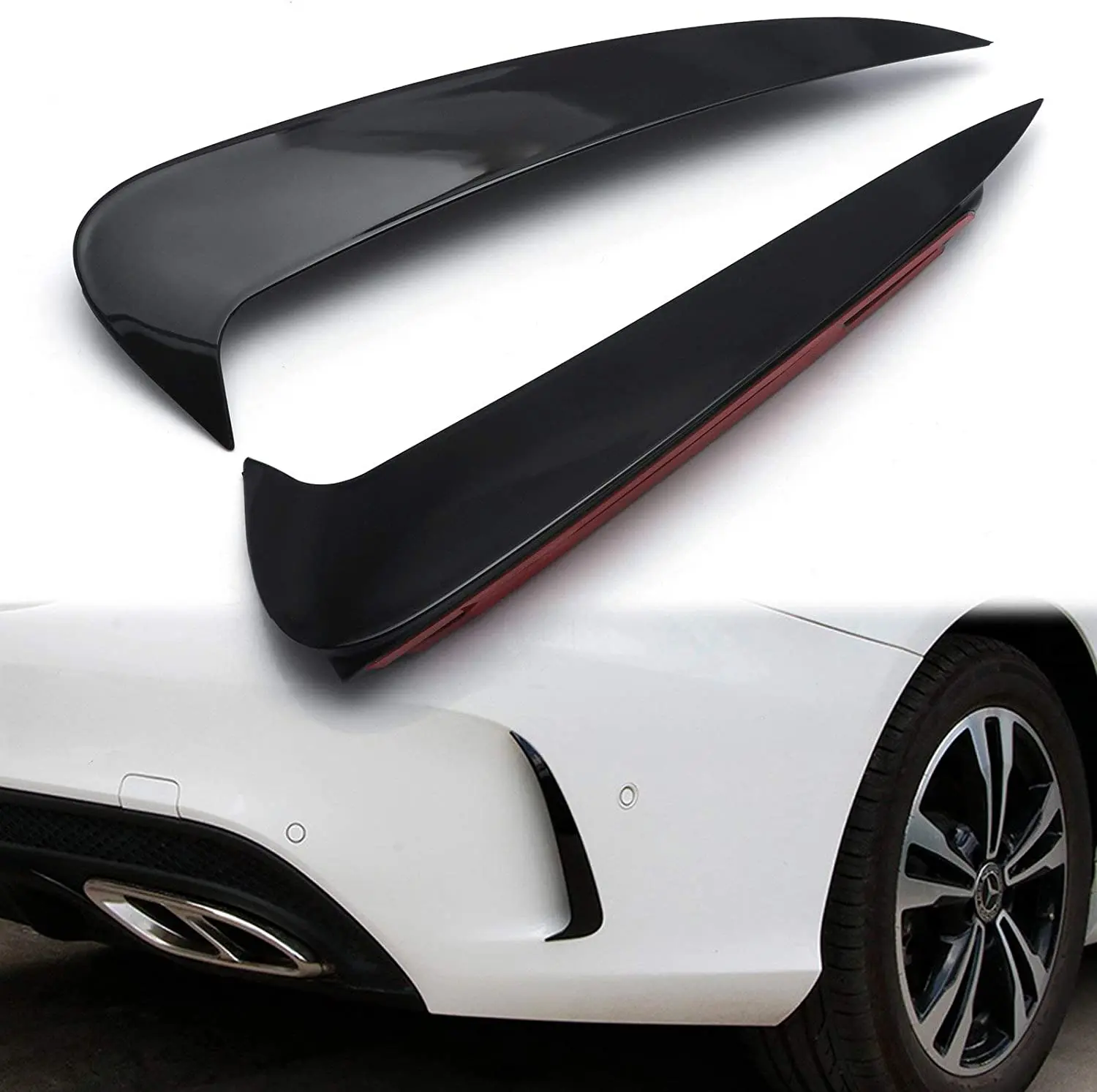 

Для 2015-2018 MERCEDES BENZ W205 AMG 4DR BLK вставка на задний бампер