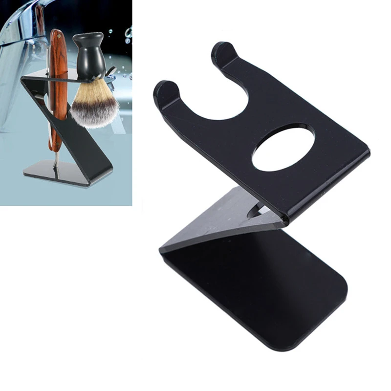Держатель щетки для бритья барсука из нержавеющей стали безопасная бритва в