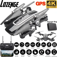 lozenge hj38 gps follow me wifi quadcopter helicopter 4k1080p camera foldable altitude hold rc drone