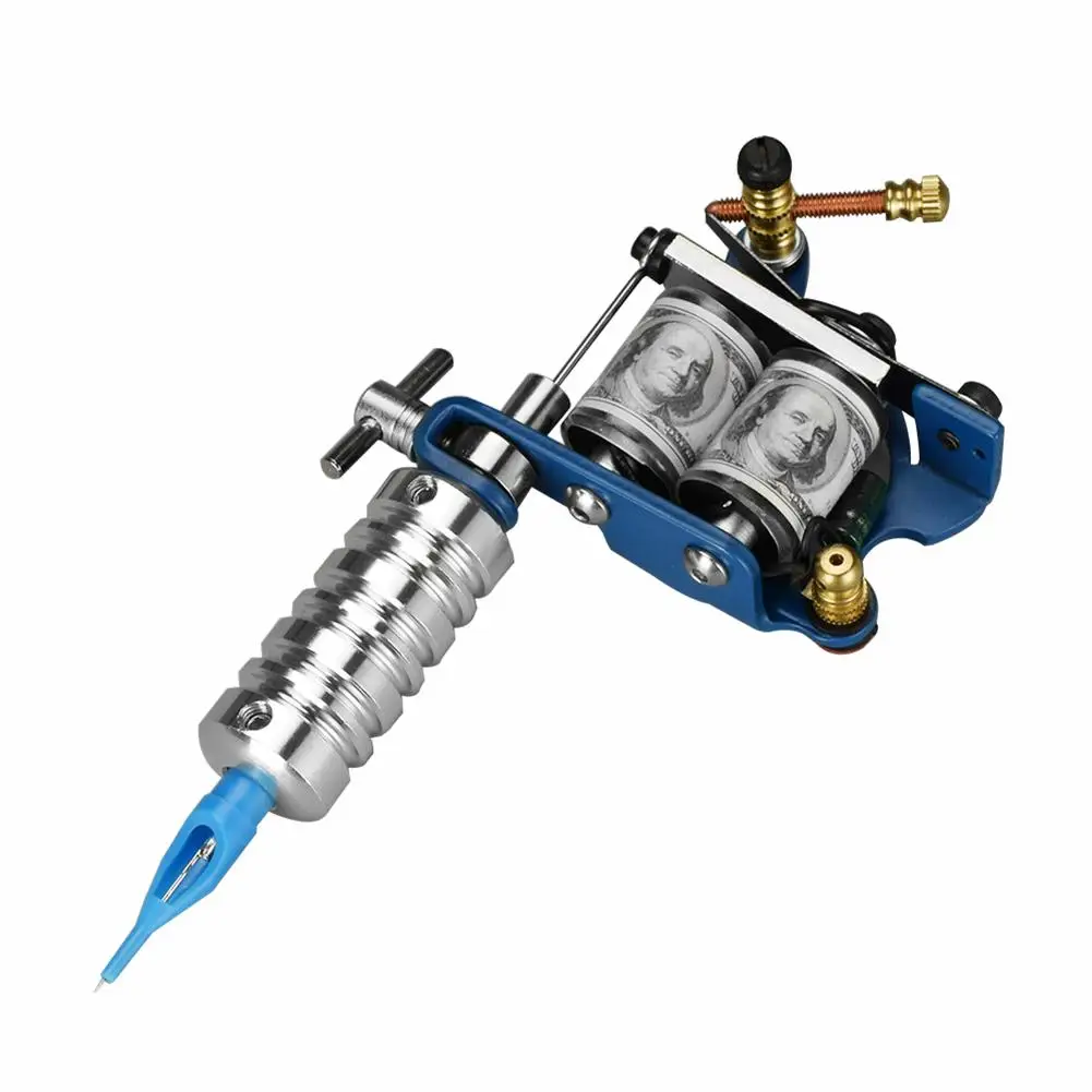 

New Tattoo Machine Set Professional Body Art Coil Liner Shader Tattoo Machine Kits for Beginner With this set, you can get any