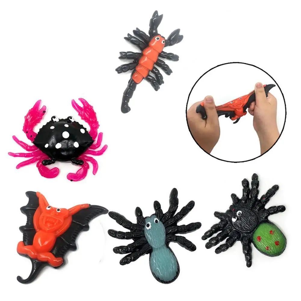 

6PCS Squeeze Toys Marine Animal Sensory Squeeze Toys Children And Adults Stress Relief Hand Toys