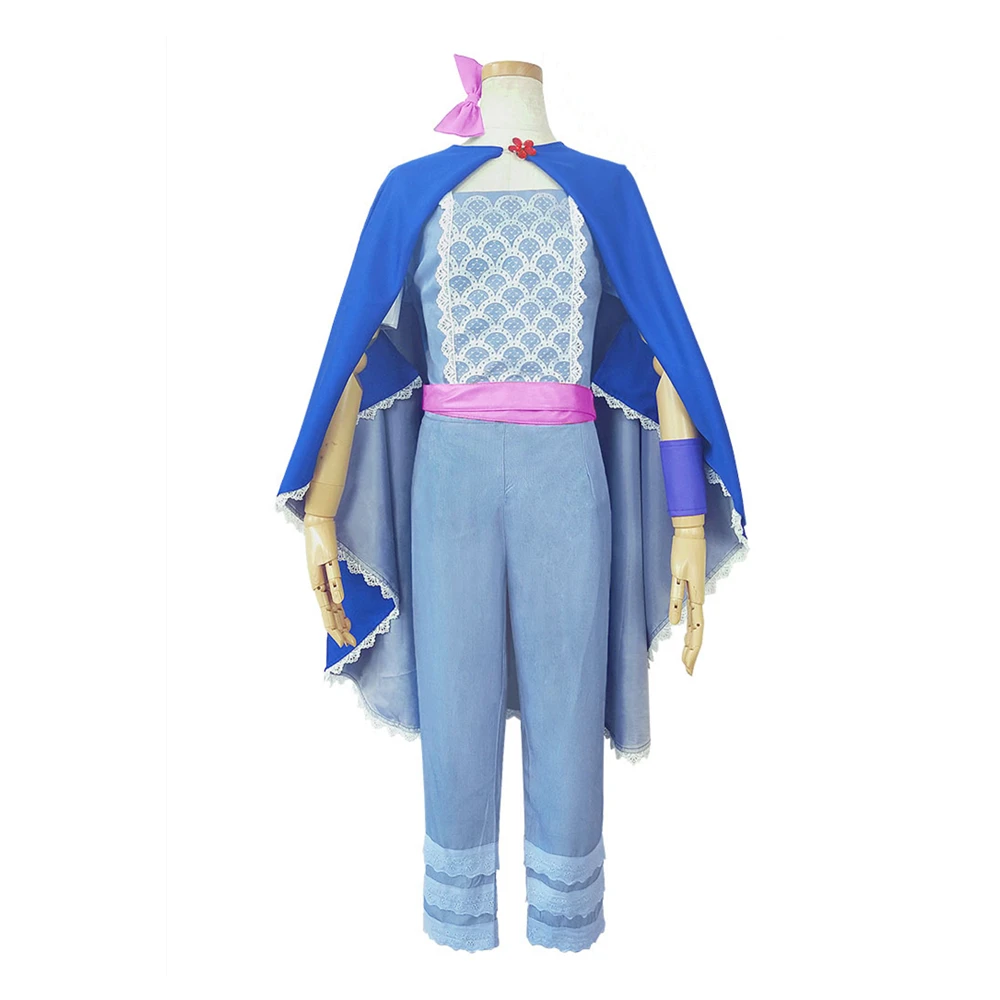 

Anime Movie Toy Cosplay Story 4 Bo Peep Cosplay Costume Unisex Adult Outfit Full Sets Custom Made for Halloween Carnival Party