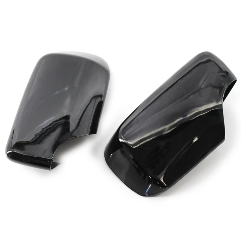 

1 Pair Rear View Mirror Covers Side Mirror Caps & 5Pcs Car Door Handle Base Handle Cover Mahogany Lifter Switch Frame