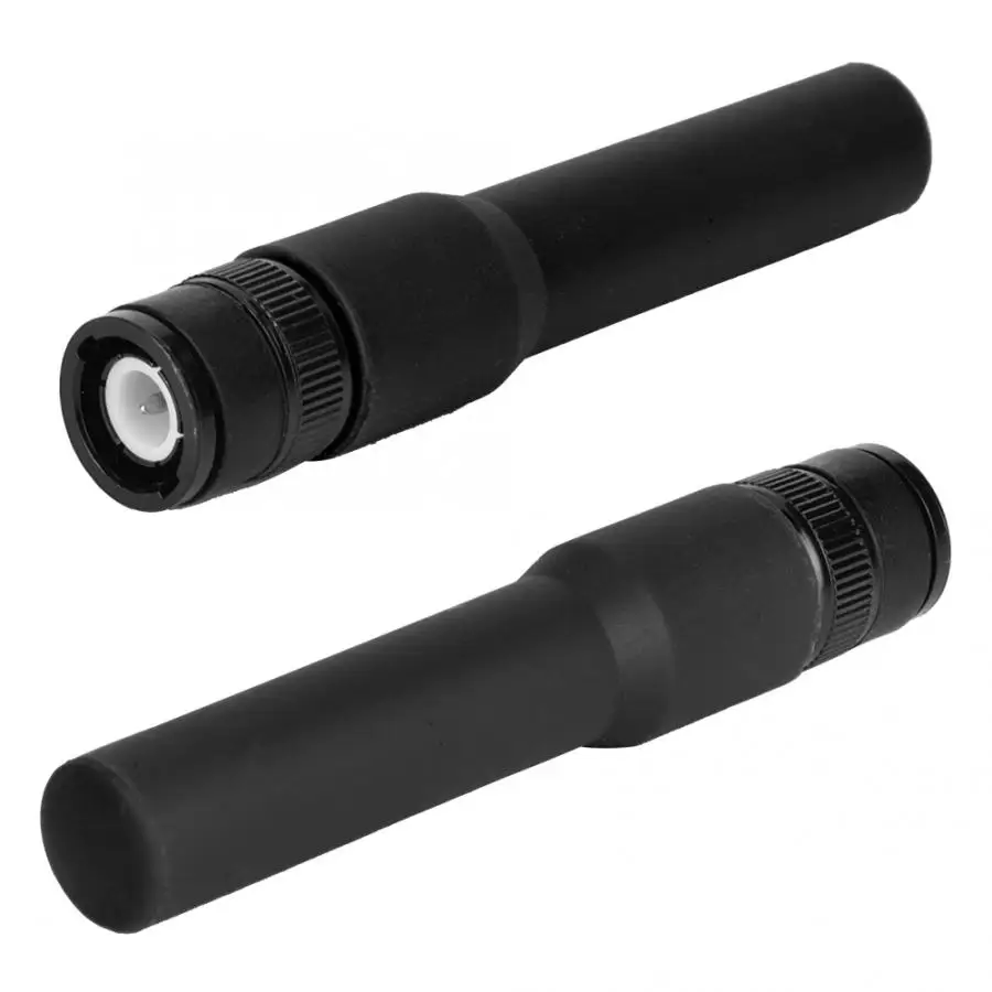 Черный с высоким коэффициентом усиления BNC Male двухдиапазонная антенна 144/433MHz для