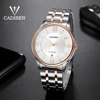 cadisen men mechanical watch top brand luxury automatic watch business stainless steel waterproof wristwatch relogio masculino