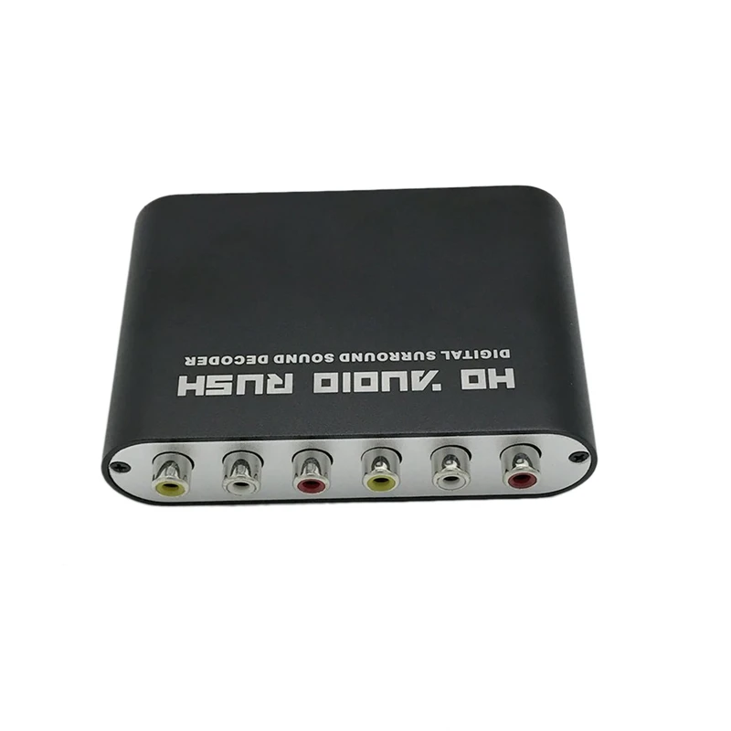 3.5 AUX Coaxial Digital-To-Analog Conversion 6 RCA HD Audio Rush 5.1 Decoder | Электроника