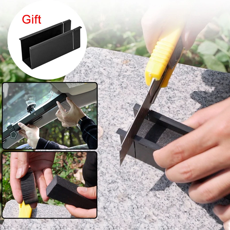 Выдвижной солнцезащитный козырек для лобового стекла автомобиля от УФ лучей 99%