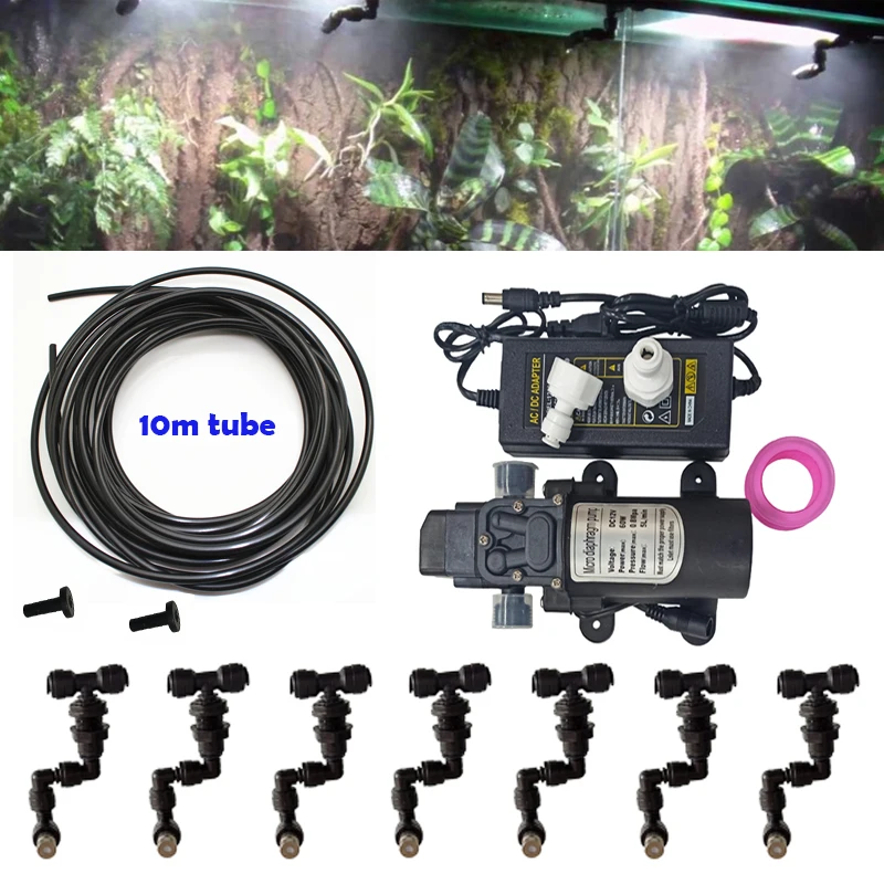 Рептилический распылитель тумана аквариумная система охлаждения для водных