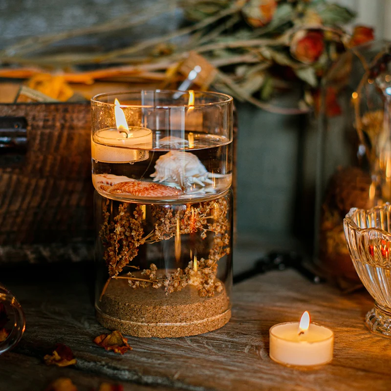 

DIY White Christmas Candle Tea Wax Gift Box Ritual Confession Smokeless Candle Romantic Sparklers Bougie Holiday Decoration 50LZ