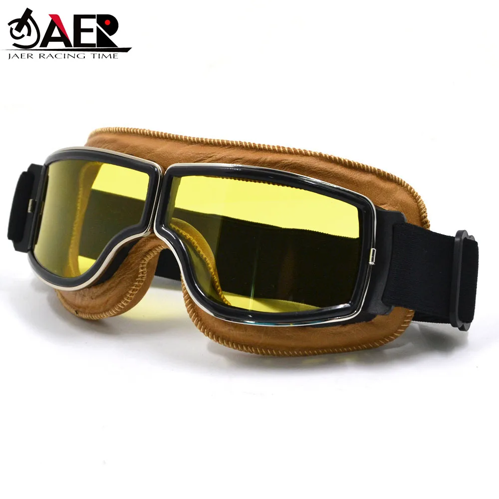 

Motorbike Biker Goggles Motorcycle Vintage Helmet Goggles Scooter Ski Bicycle Pilot ATV offroad Goggles Windproof Glasses