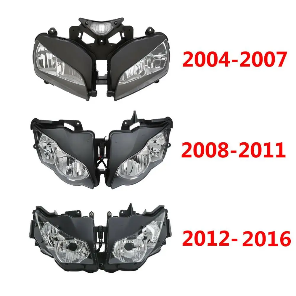 Мотоцикл спереди головной светильник для Honda CBR1000RR 2004-2007 05 06 2008-2011 09 10 2012-2016 13 14 15