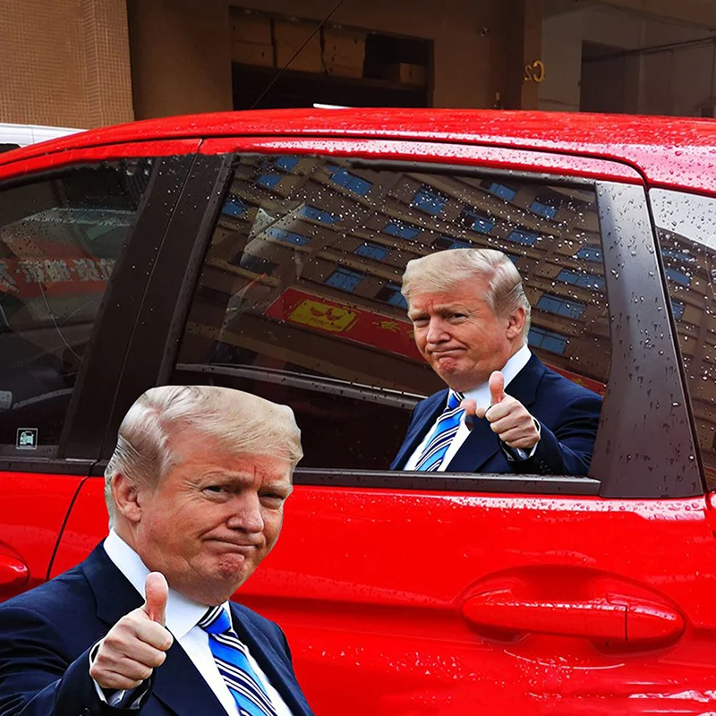

Voor Auto Exterieur Venster Sticker Trump Sticker Passenger Side Window Creative Decals Auto Decoratie Accessoires