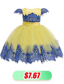 Girl Lace Dress Costumes for Girls Christmas Party Elegant Princess Dress Girl Wedding Dress Child Clothes 3- 10 Years