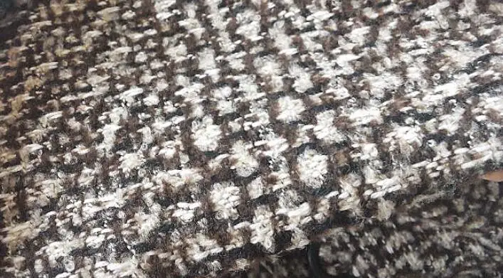 Женский шерстяной плащ средней длины винтажное клетчатое пальто Осень зима 2020