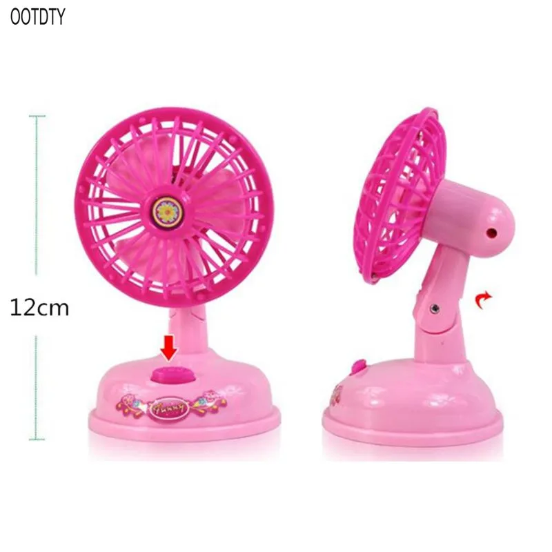 

OOTDTY Simulation Electronic Mini Fan Doll Accessories For Blyth Brabie Kids Toy