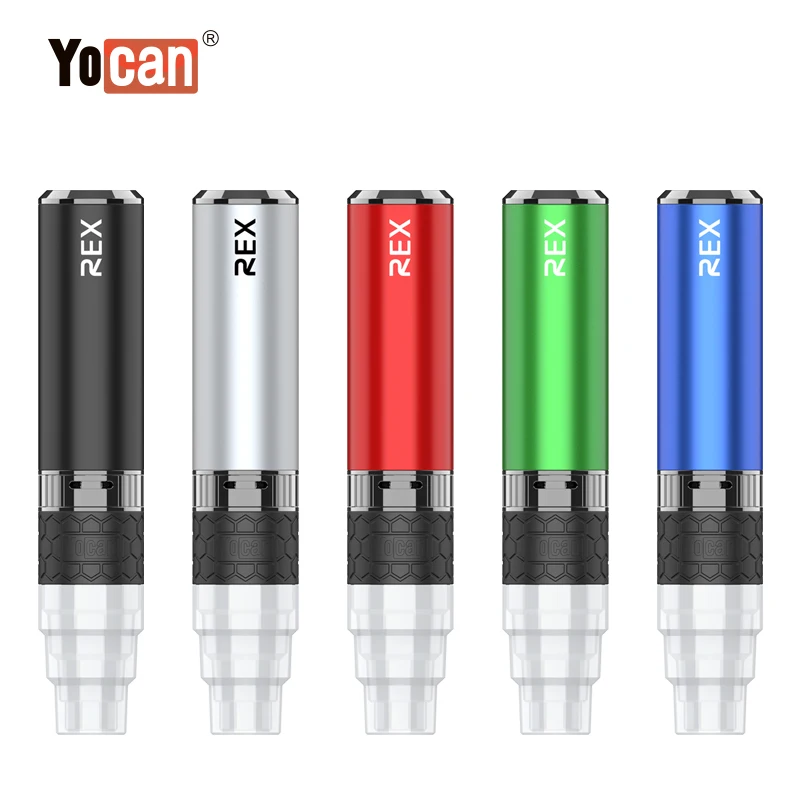 

Оригинальный испаритель Yocan Rex Enail Dab, 1400 мА ч, с катушкой Qtc, Регулируемый воздушный поток, электронная сигарета для воска, сухих трав