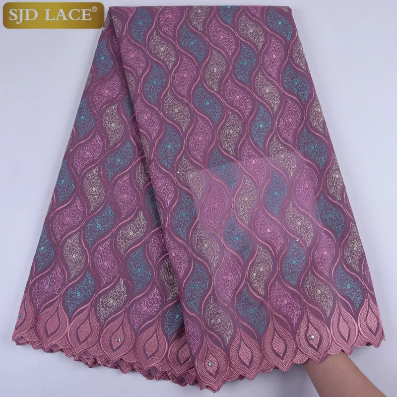 Африканская Кружевная Ткань 5 ярдов высококачественное кружево швейцарская