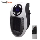 Портативный Настенный мини Электрический удобный нагреватель, теплый нагнетатель, быстрый вентилятор, обогреватель для комнаты, обогреватель воздуха для дома и офиса с дистанционным управлением