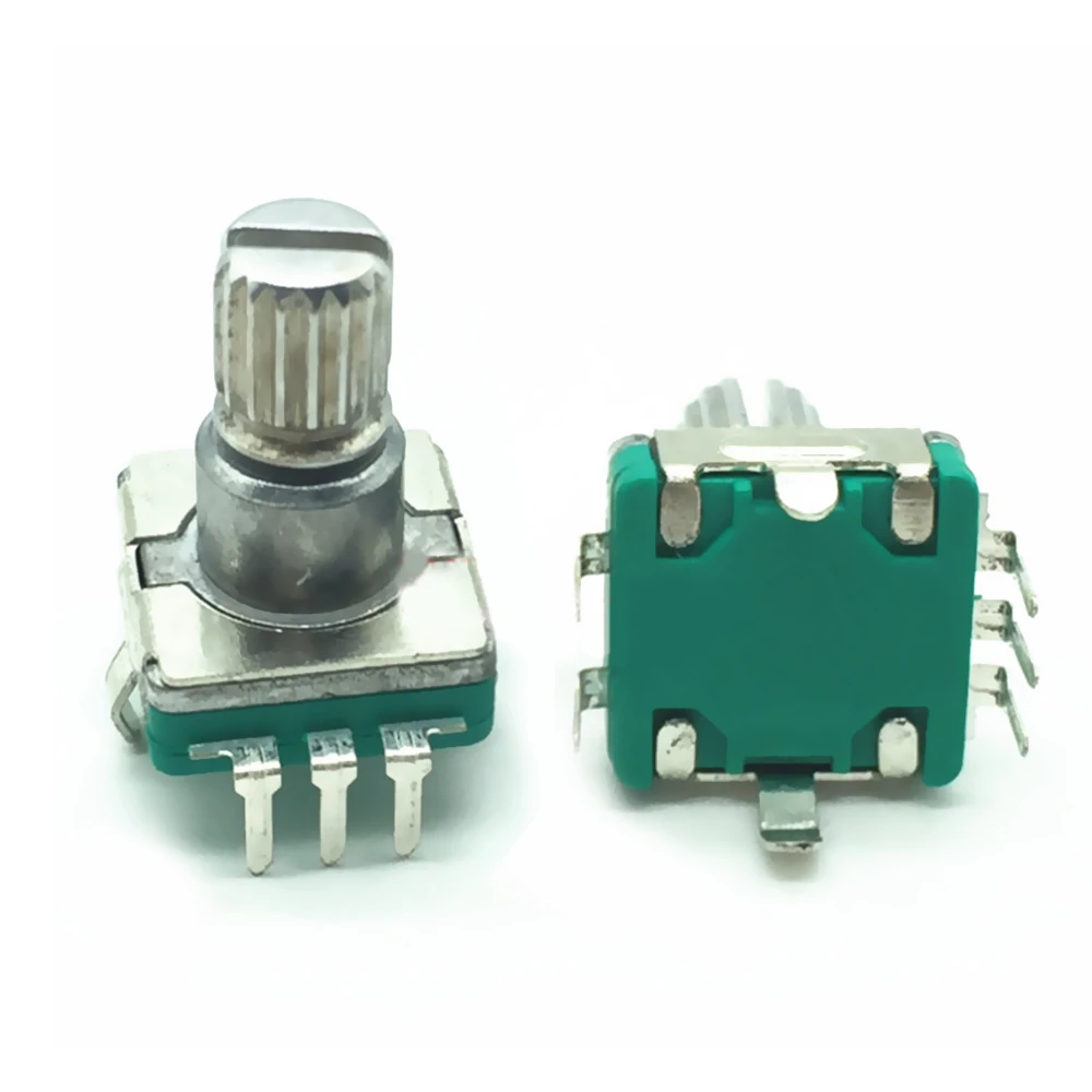 

5PCS 5PIN EC11 30 Position Rotary Encoder Code Switch 12.5mm Half Shaft Encoder Switch Popular