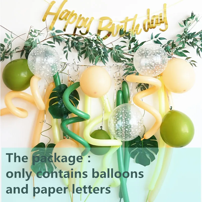 

Ins Baby's One-year-old Birthday Layout Net Red Simple Party Scene Decorative Strip Balloon Background Wall