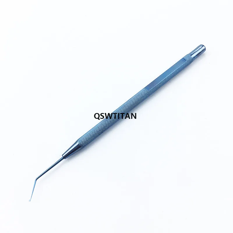 Офтальмологический крюк угол вала титана Kuglen ирис объектив манипулятор пуш