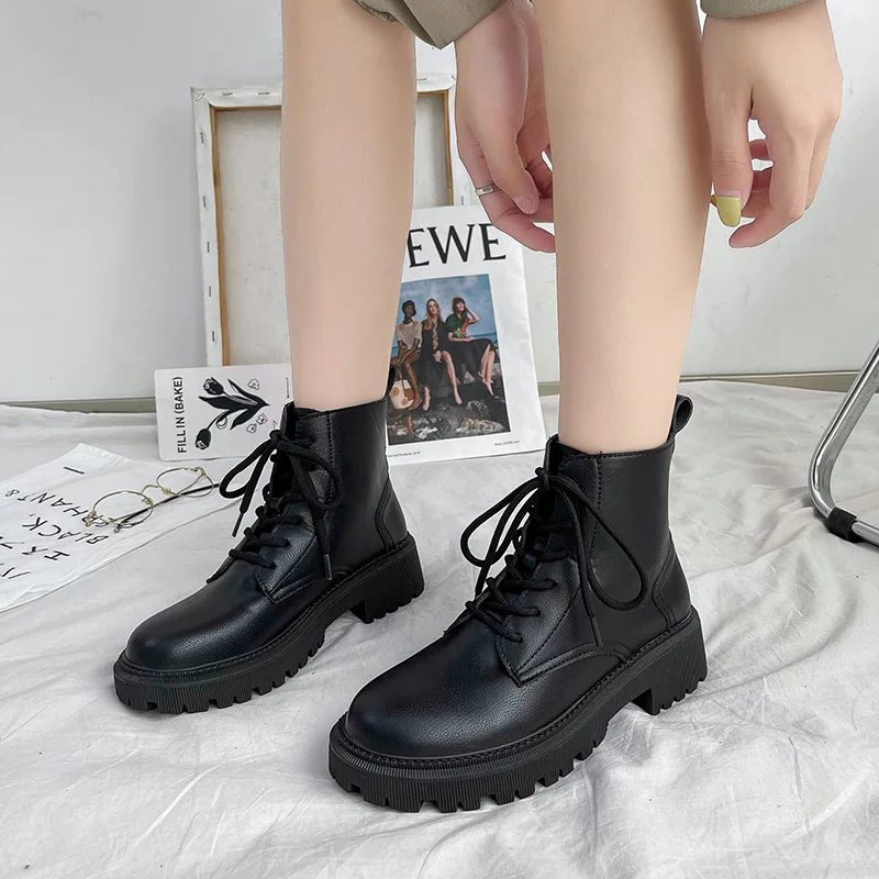 

Martin Boots Female Spring And Autumn Boots British Wind 2022 New Summer Thin Section Thin Thin Fashion Thick Bottom Boots