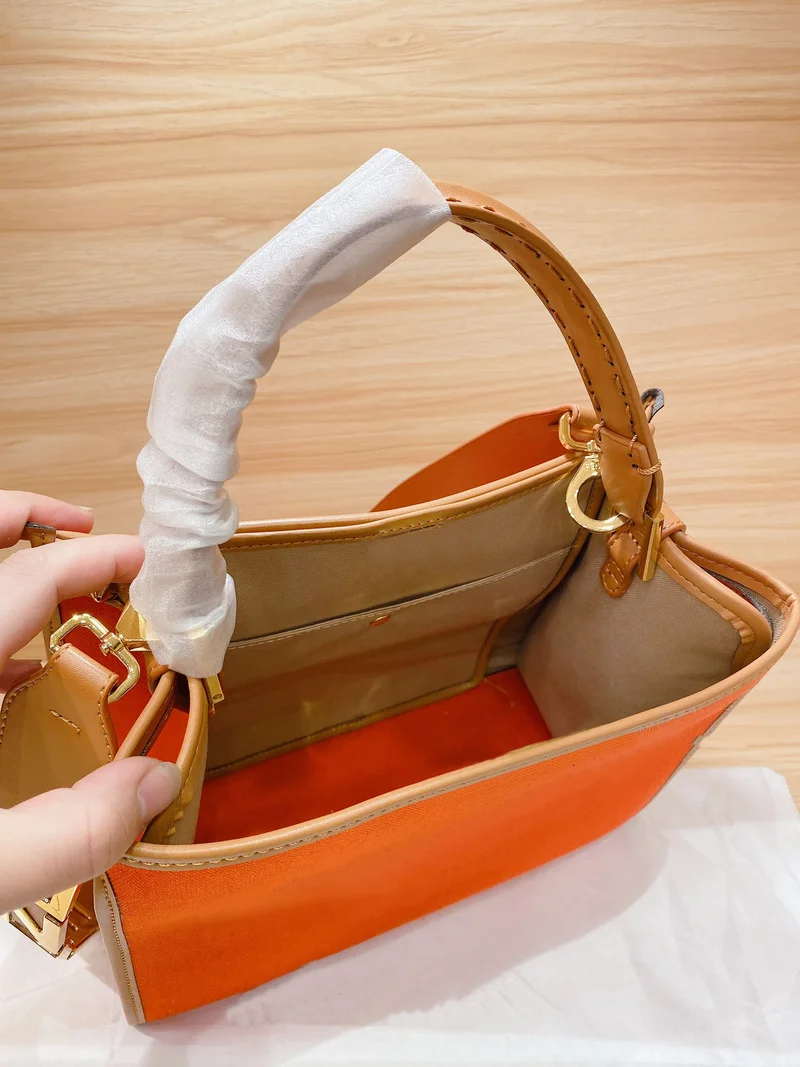 

2021 spring new style, women's large-capacity canvas handbag, casual, simple, versatile shoulder bag, handbag
