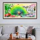 5D алмазная живопись живописный водопад квадратные круглые стразы Павлин Животные Алмазная вышивка пейзаж мозаика домашний декор