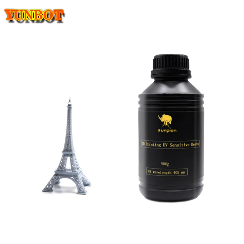 

YUNBOT 405nm UV Resin for Orange 10 & Orange 30 3D Printer Printing Material 500g/1KG Volume Compatible for Photon & Photon S