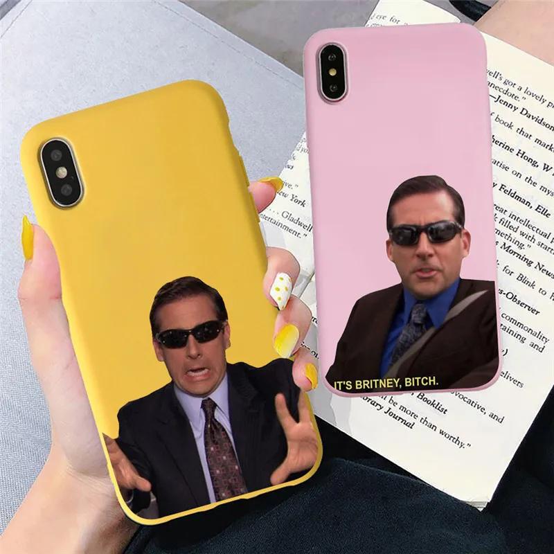 Забавный чехол для телефона с изображением Майкла Скотта из офиса Humor 5 iphone 6 7 / 8