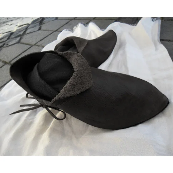 Cosplaydiy/мужские кожаные ботинки средневековья Ботильоны в викторианском стиле