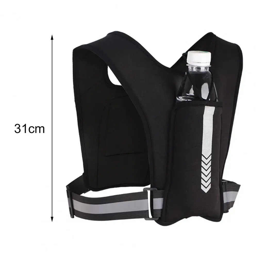 Жилет для бега Регулируемый универсальный многофункциональный светоотражающий