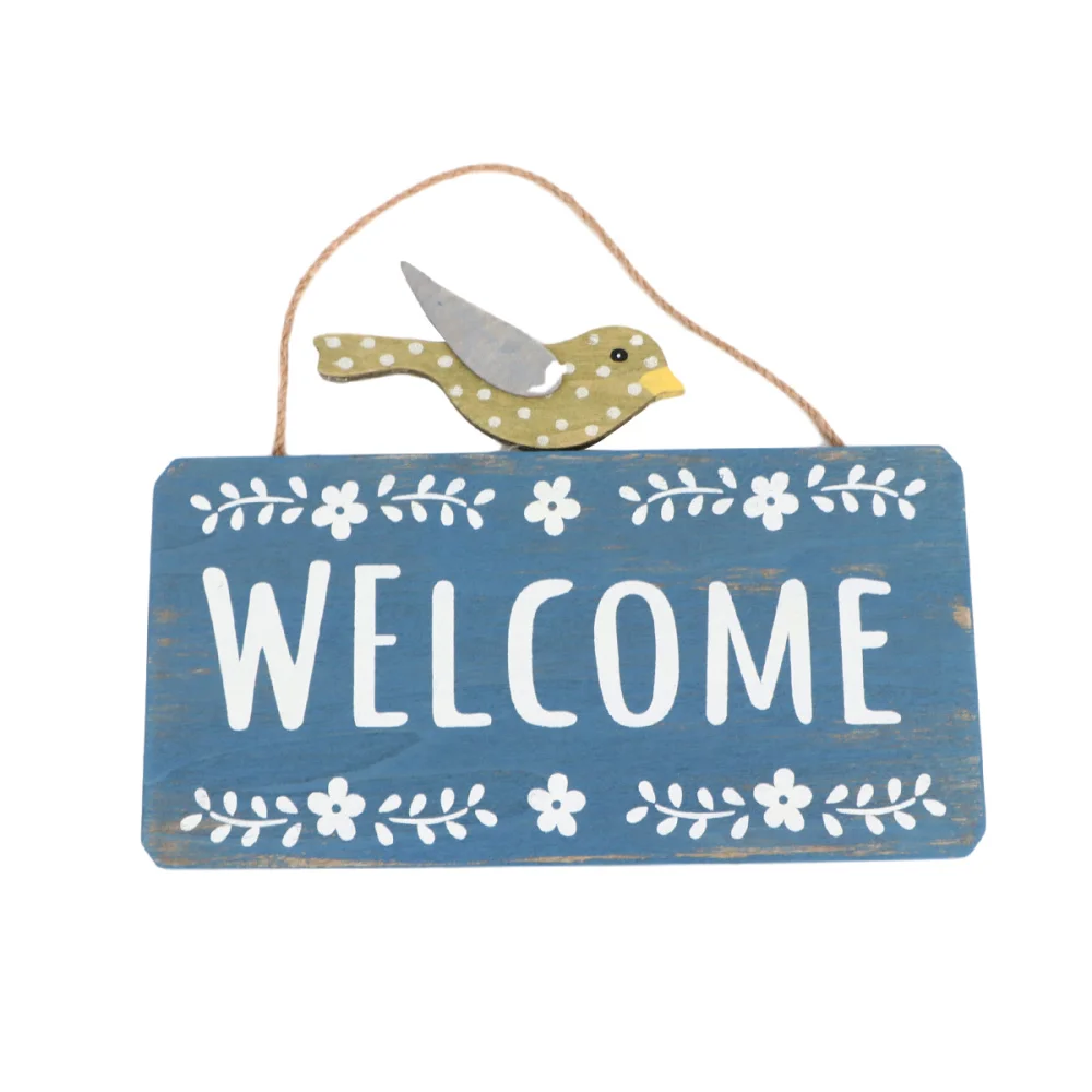 1 шт. подвесная доска с рисунком птиц креативная настенная дверная табличка бирка