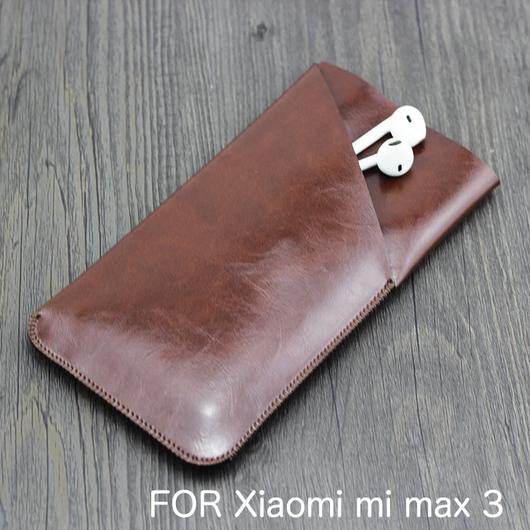 Универсальный прямой кожаный чехол MAX3 в стиле ретро для Xiaomi mi max 3 | Мобильные