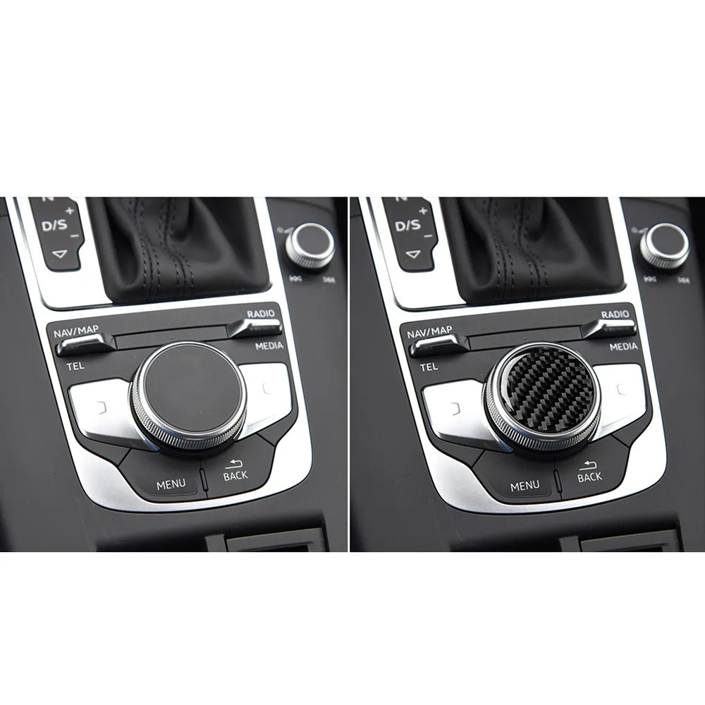 

Carbon Fiber Center Console Cover Trim Fit For A3 8V 2014-2018 Interior Mouldings Interior Accessories