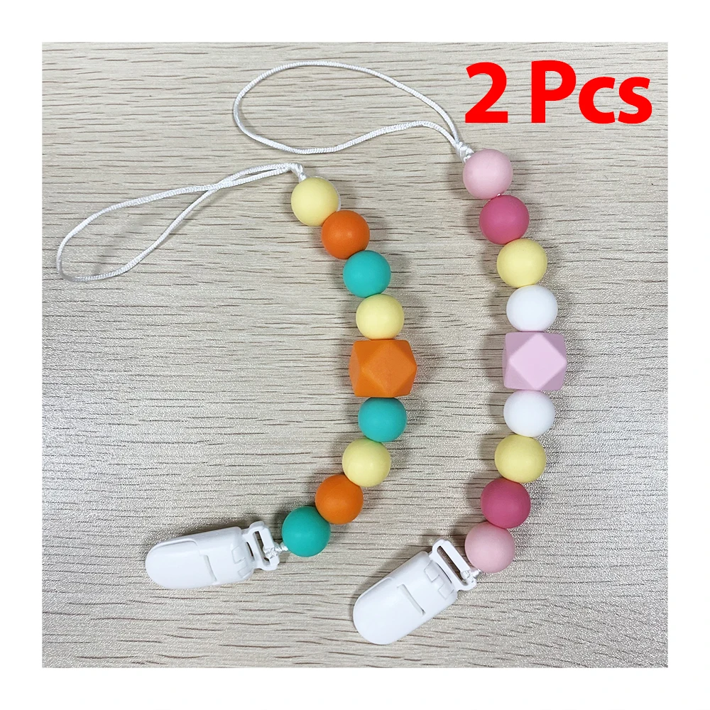 Baby Teether BPA Food Grade Teething Toy Animal Shape Squirrel Elephant Silicone Beads DIY Chain Gift | Мать и ребенок