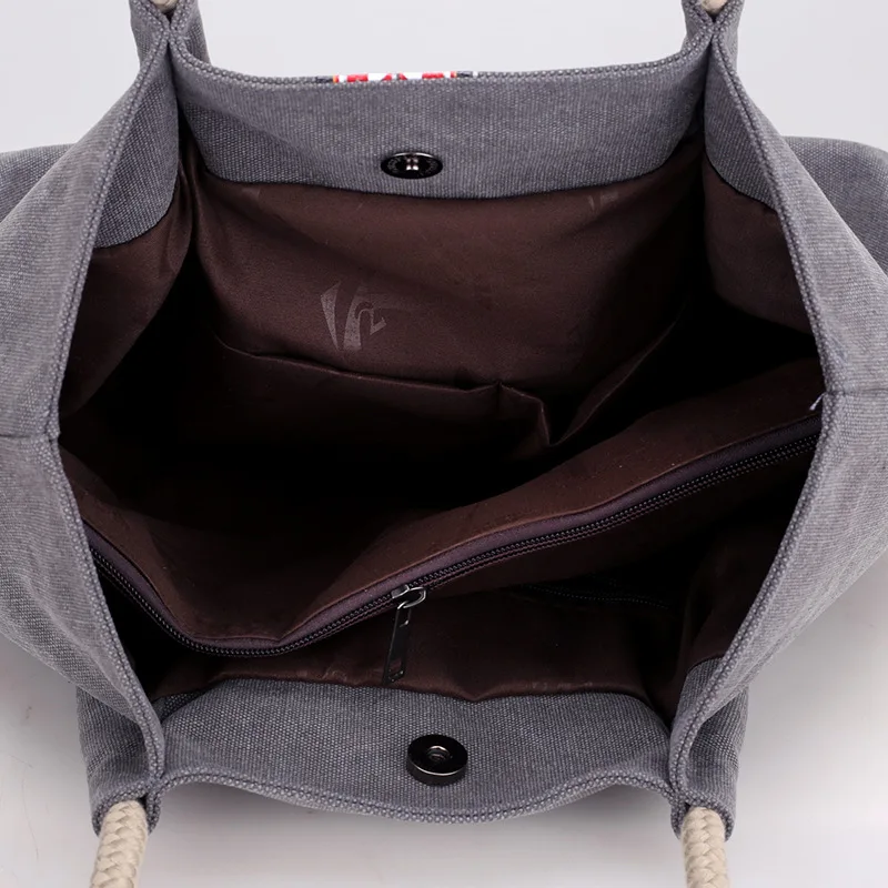 Женская Холщовая Сумка на плечо вместительная Повседневная сумка через 2019 |