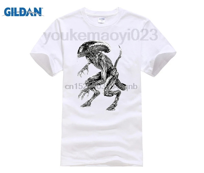Футболка AVP ALIEN VS predator Мужская тенниска из чистого хлопка новый дизайн высокое
