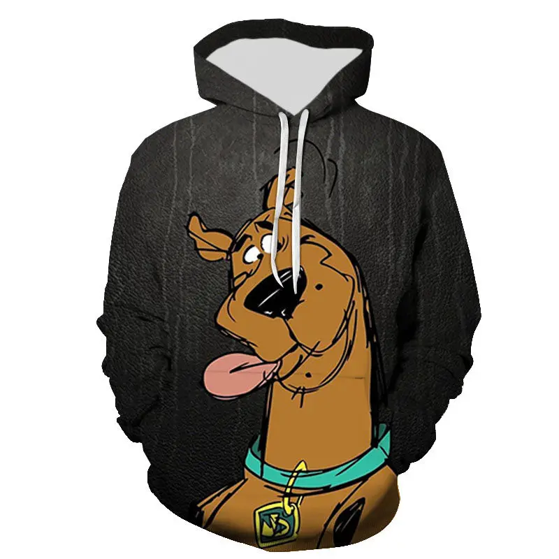 Новинка 2021 повседневные толстовки Scooby Doo модные мужские и женские детские с 3D