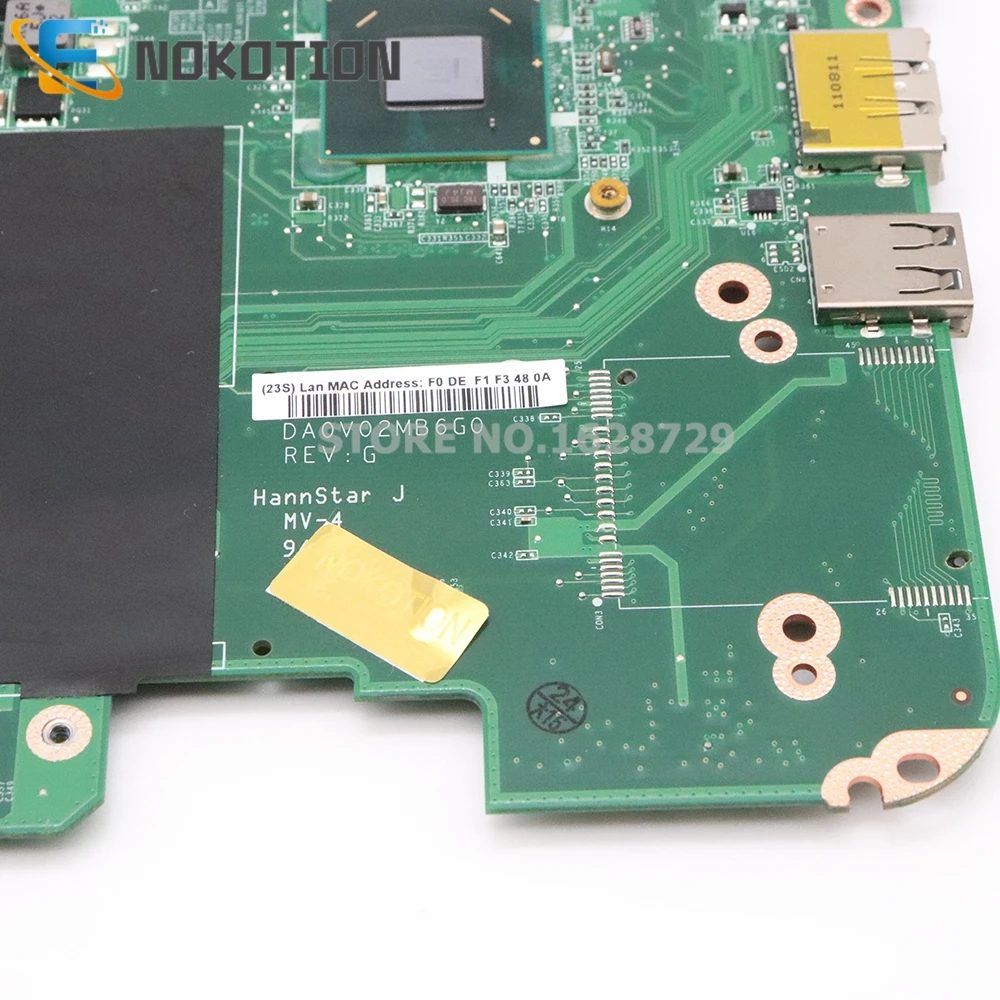 NOKOTION DA0V02MB6G0 CN-0FH09V 0FH09V FH09V для Dell Inspiron 14R N4110 Материнская плата ноутбука HM67 DDR3 HD GMA полный тест
